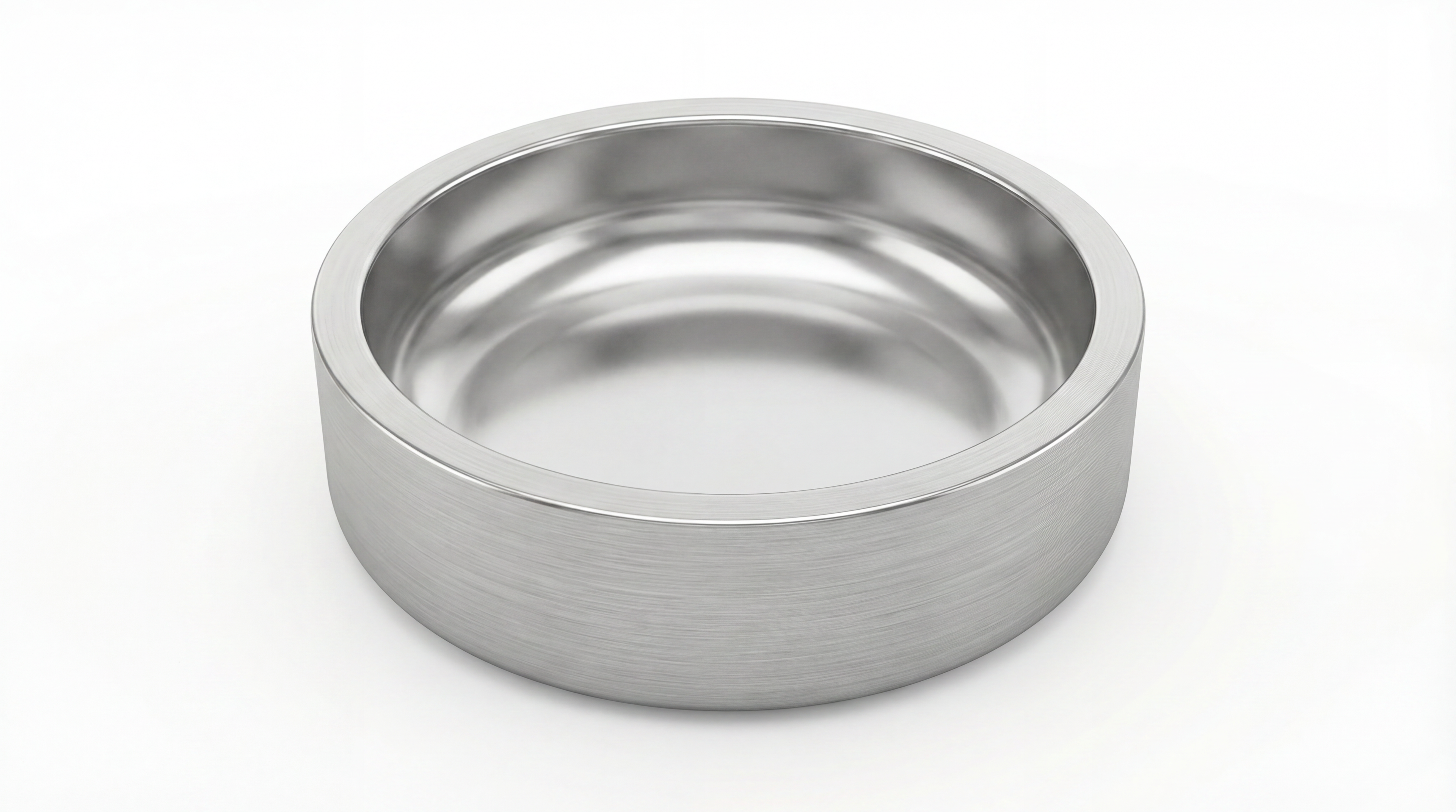 Small Stainless Steel Dog Bowl – Non-Slip Silicone Base, Durable Pet Food & Water Bowl
